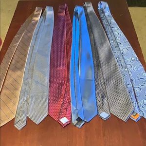 Lot of 6 unbranded ties ($8 tie Bundles 3/$20)